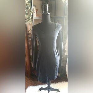Banana Republic Navy Long Sleeve Dress